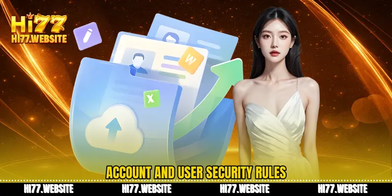 Account and user security rules