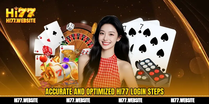Accurate and optimized HI77 log in steps