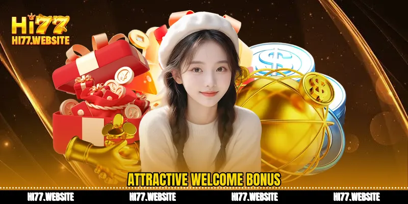 Attractive welcome bonus