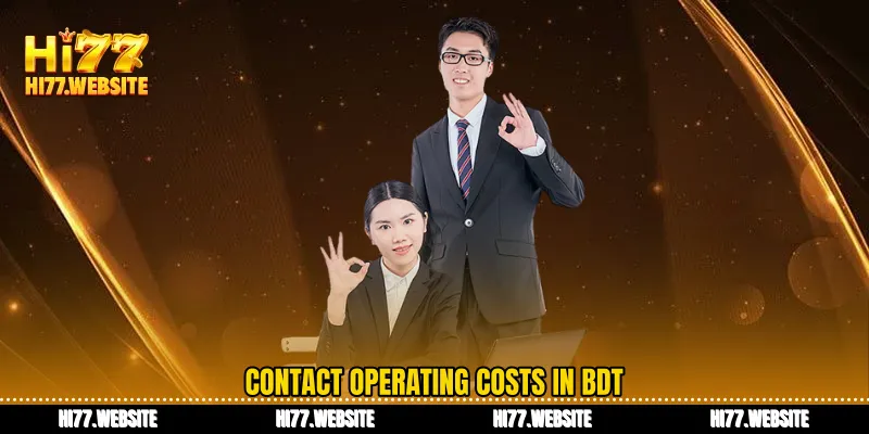 Contact operating costs in BDT