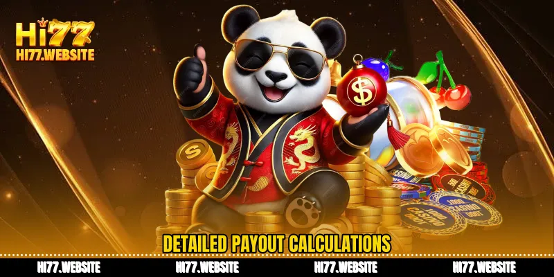 Detailed payout calculations
