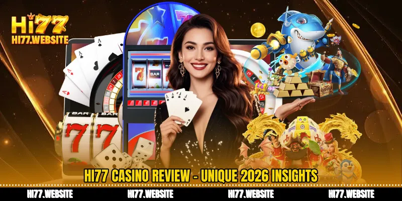 ক্যাসিনো রিভিউ Hi77 ২০২৬ সালে গেমিং-এর অনন্য দৃষ্টিভঙ্গি আবিষ্কার করুন