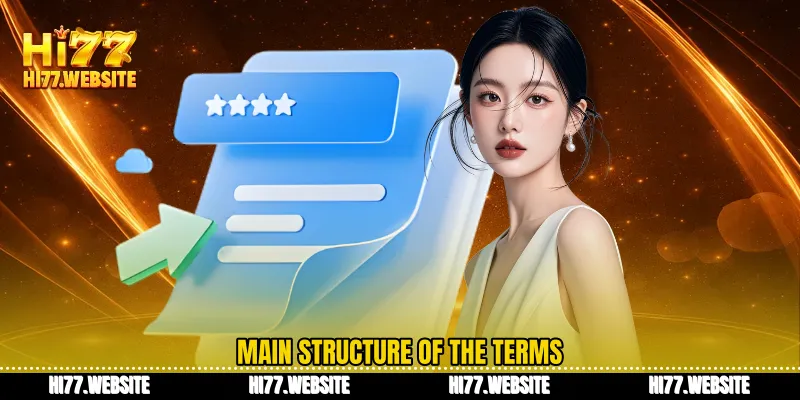 Main structure of the terms