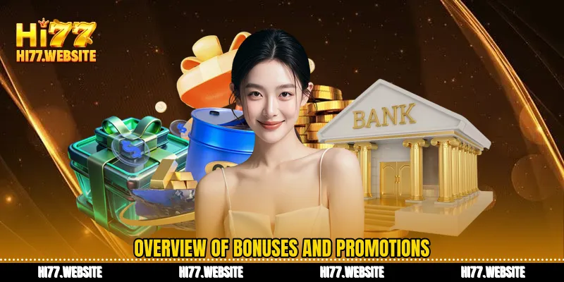 Overview of bonuses and promotions